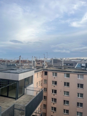 Neuwertige Dachgeschoßmaisonette mit Süd-West-Terrassentraum und Garage, 1100 Wien,Favoriten, Dachgeschoß