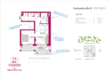 Grundriss - All inclusive mit Riesenbalkon!!! Strom, Heizung, Fitnessraum, Internet + TV und Concierge inklusive!