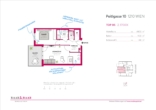 Grundriss - Sonnendurchflutete 2 Zimmerwohnung mit südseitigem Balkon!