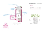 Grundriss - Services Apartment – Leben im TABA Tower ohne Sorgen über Heizungs- und Warm Wasser!